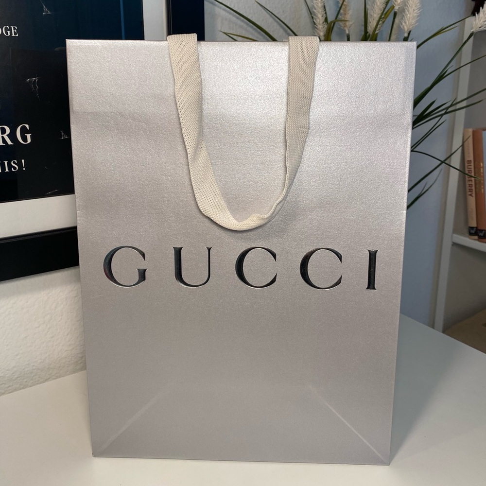 GUCCI Gift Bag 13 3/4” X 10 1/4” X 5 1/2”